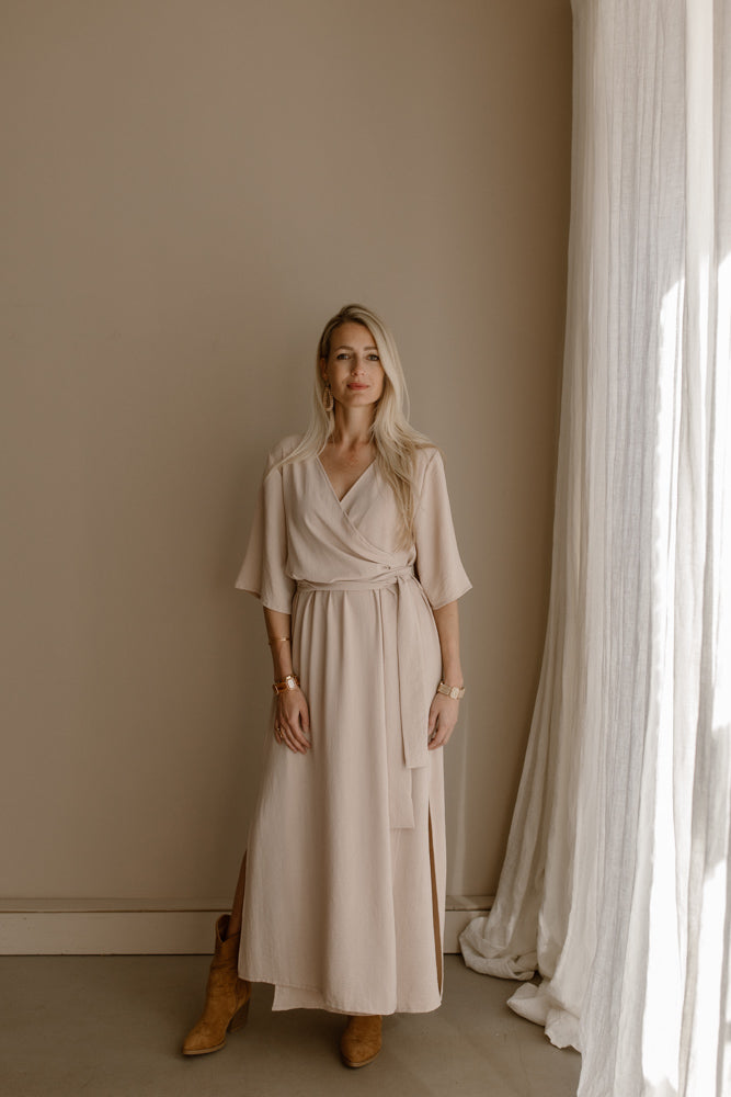 Kleid Noor Beige 2 für €60,-