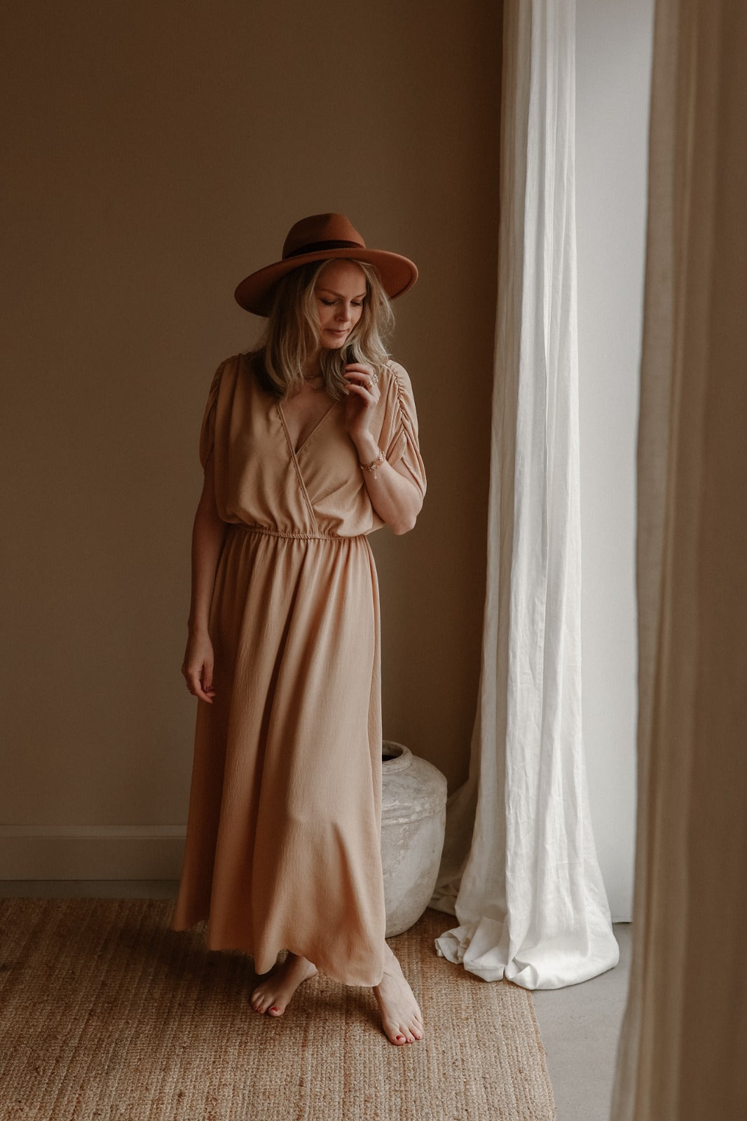 Dress Pip Light Camel