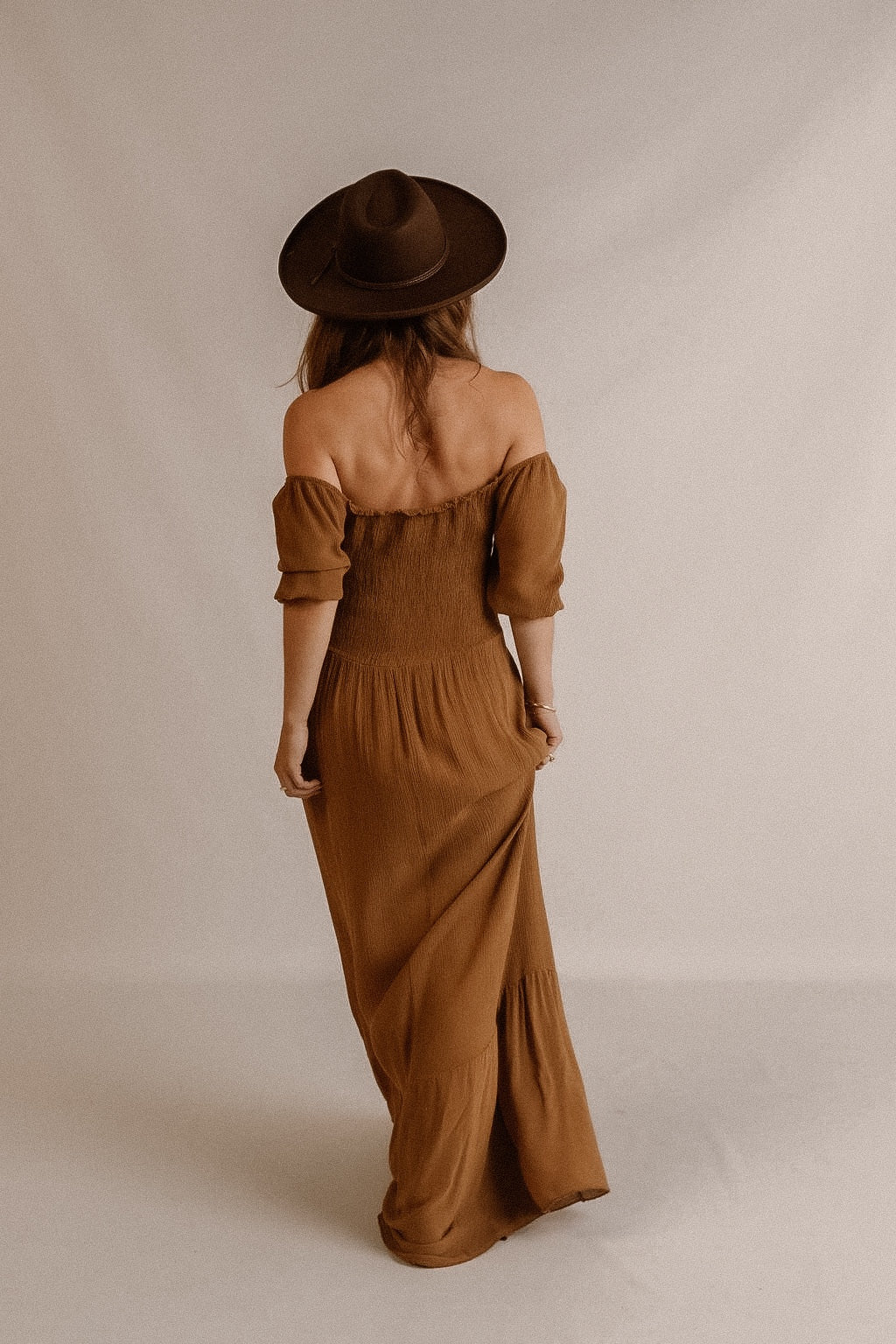 Robe Audrey Cognac