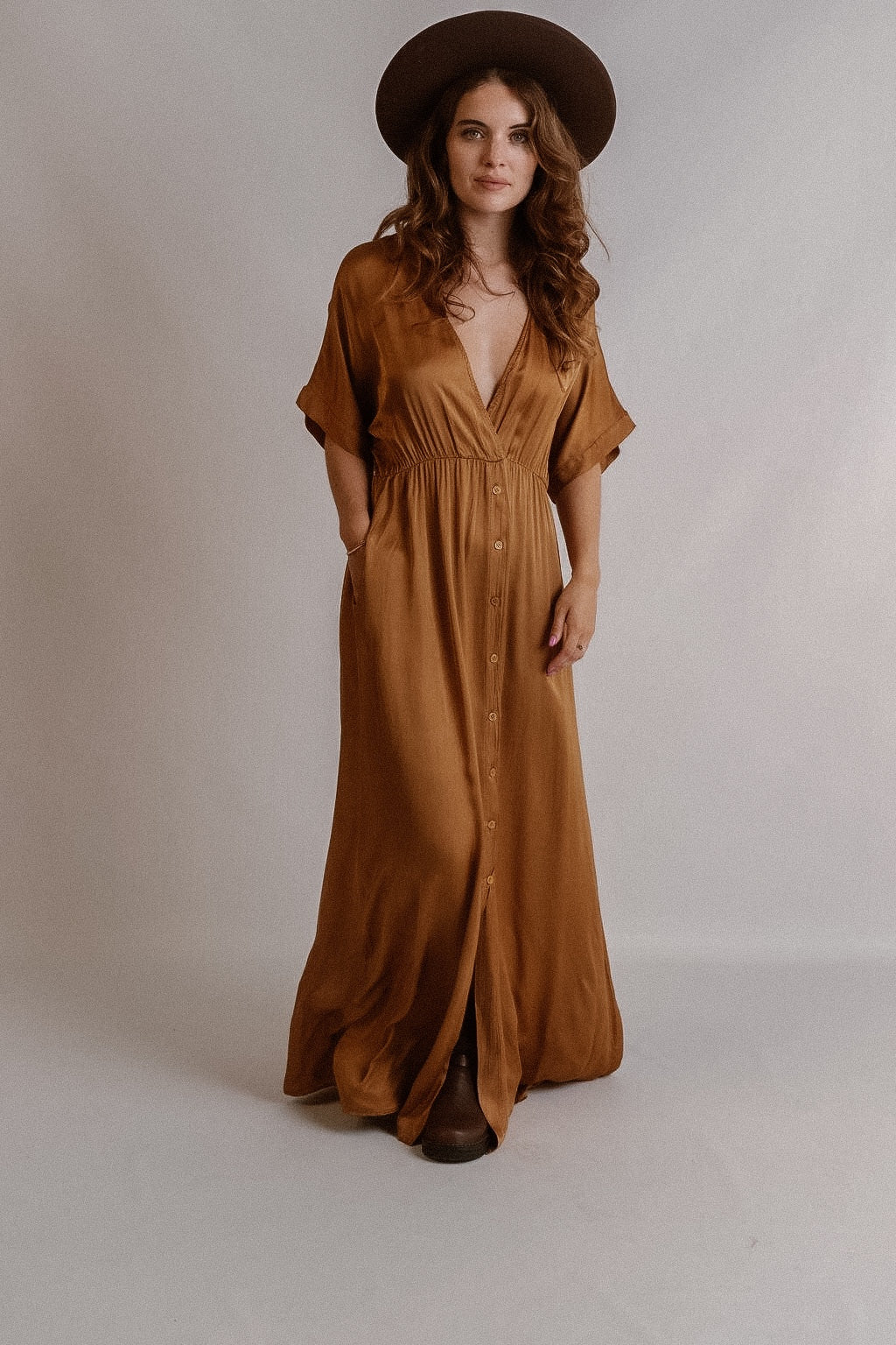 Dress Emme Cognac